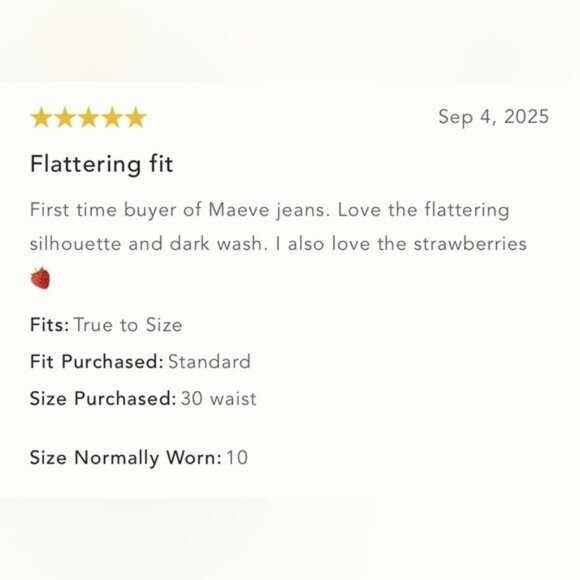 NWT Size 20W - Maeve Wide-Leg Jeans Strawberry Embroidered (NWT US$ 158) - Picture 10 of 15